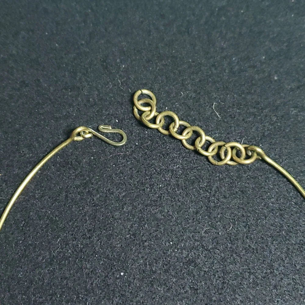 Brass Choker Necklace